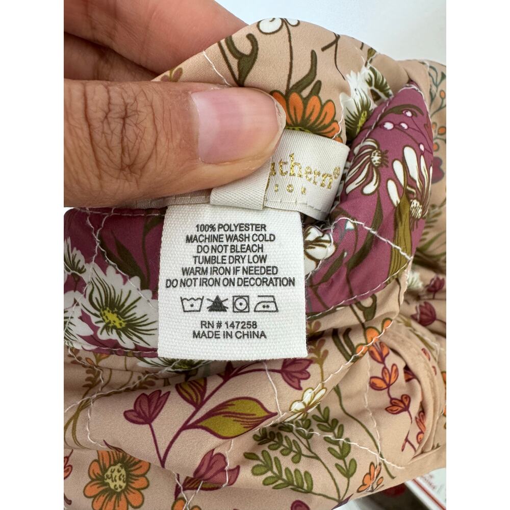 Simply Southern Reversible Quilted Floral Cottagecore Jacket Large - Picture 10 of 11